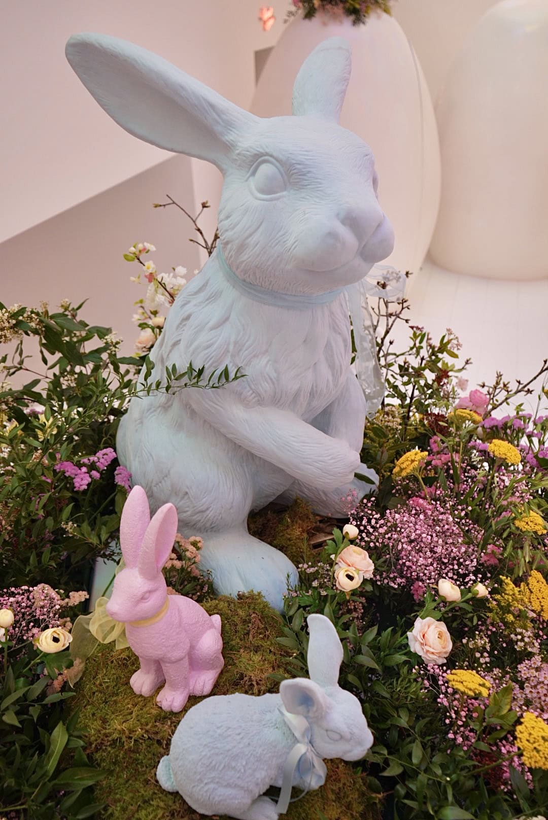 Easter Bunny In Bloom Sketch London Floral Installation