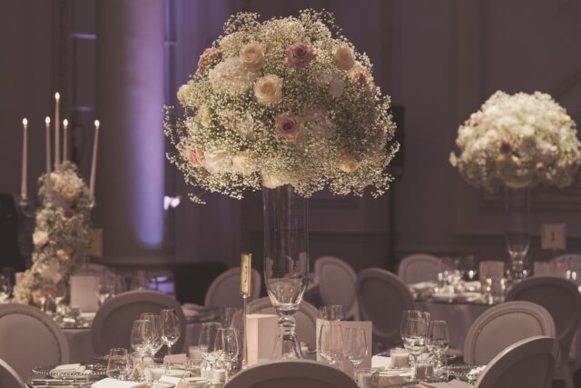 Absolutely loved bringing this beautiful wedding to life at @langham_london . Soft whites and pale pinks with hydrangeas, gypsophila, and roses created a dreamy atmosphere.