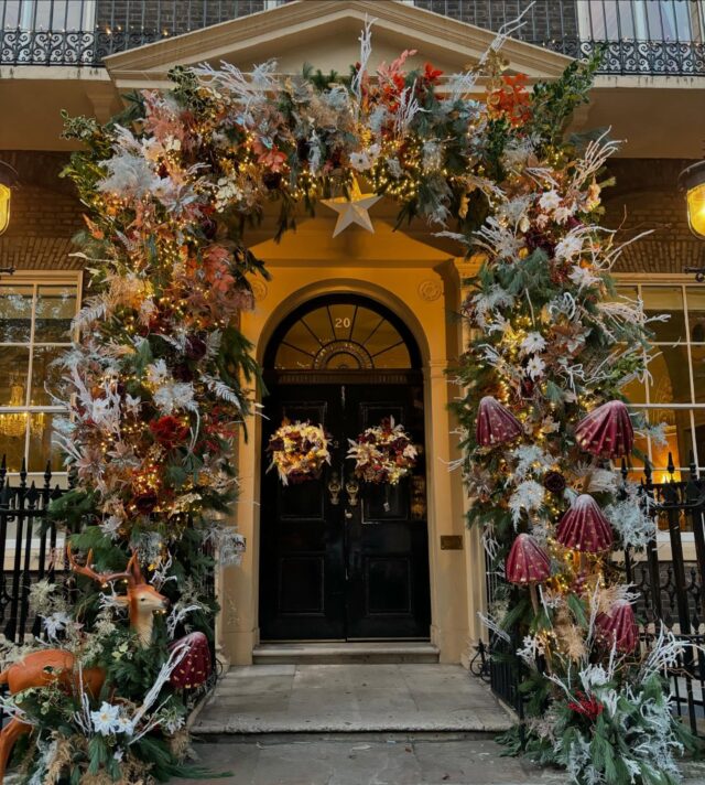 Stepping into a woodland wonderland 🍄✨ Transforming the holiday season with a little magic and a lot of mushrooms for the fabulous @homehouselondon !
